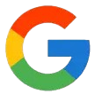 Google "G" logo with red, yellow, green, and blue segments, partially pixelated or distorted at the bottom right corner.